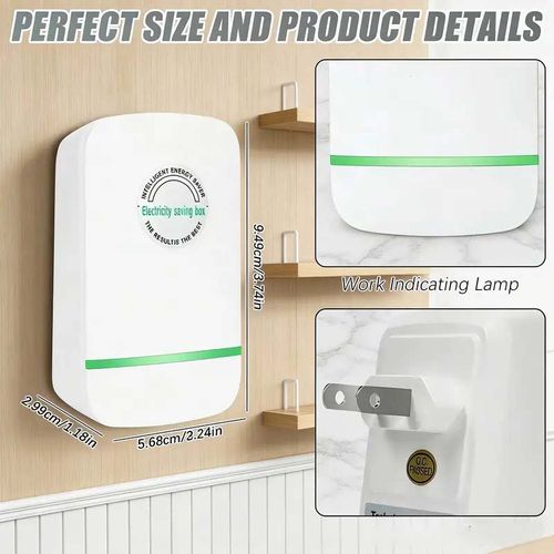 2026 upgraded plug-in power box with standard plug, supports wide voltage input from 90V to 250V