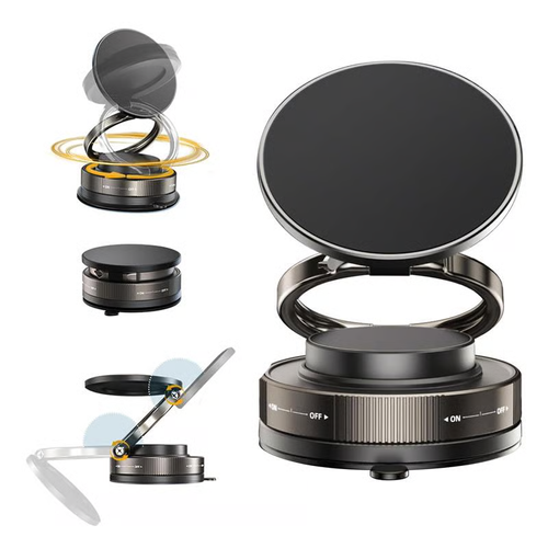 Retractable Car Phone Mount - 360° Magnetic Holder