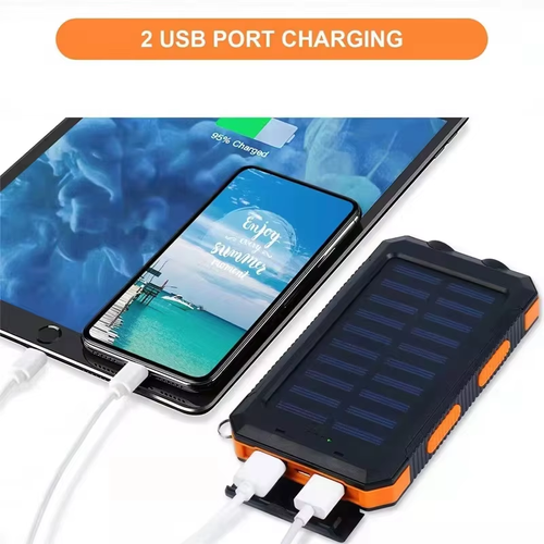 Tired of blackouts killing your phone? This 10,000mAh solar power bank gives you 3 full charges – with sun or socket!