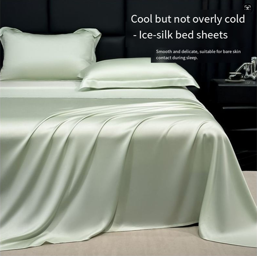 3-Pc Cooling Bed Sheet Set (Ice Silk)
