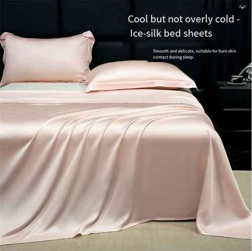 3-Pc Cooling Bed Sheet Set (Ice Silk)