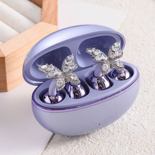 Adinkra Butterfly Ear-Huggers