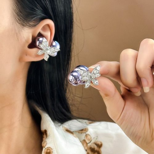 Adinkra Butterfly Ear-Huggers