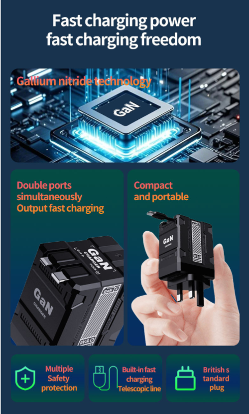 High-wattage fast charger