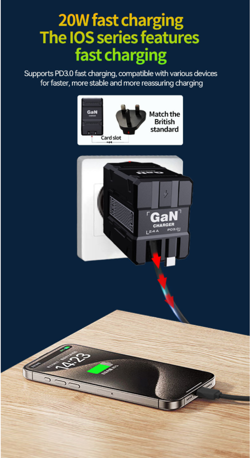 High-wattage fast charger