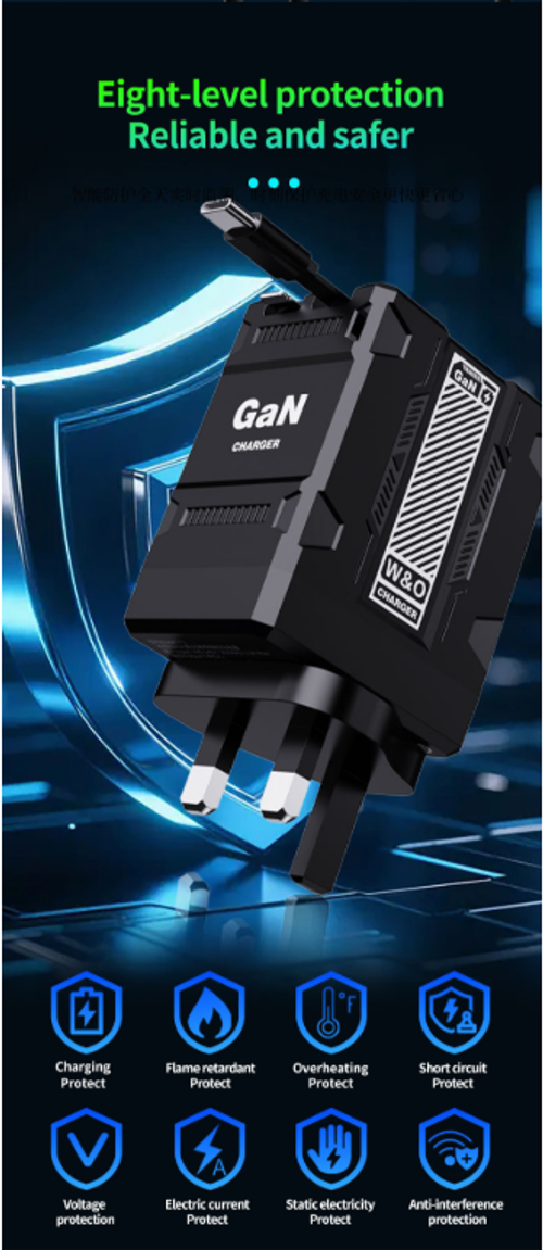 High-wattage fast charger