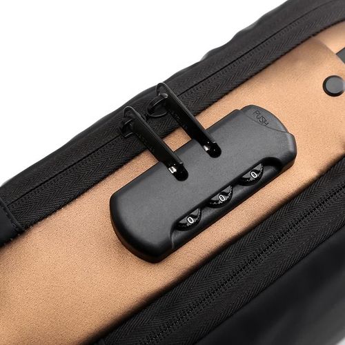 Hot Sell Crossbody Chest Bag with USB and Coded Lock Anti-theft Shoulder Bag Fashion Sling Bag Waterproof Custom Logo for Men