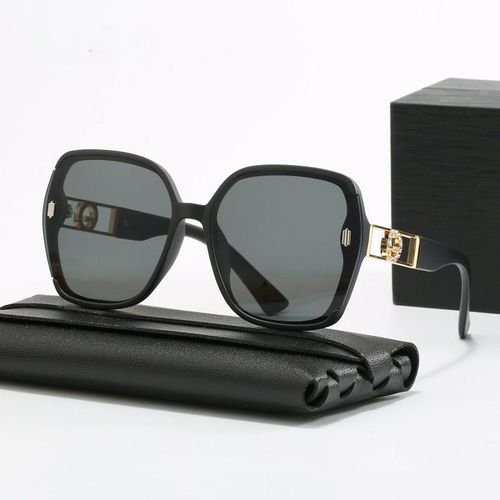 Women's UV-resistant sunglasses, high-end women's style, big face, versatile, slimming, trendy glasses