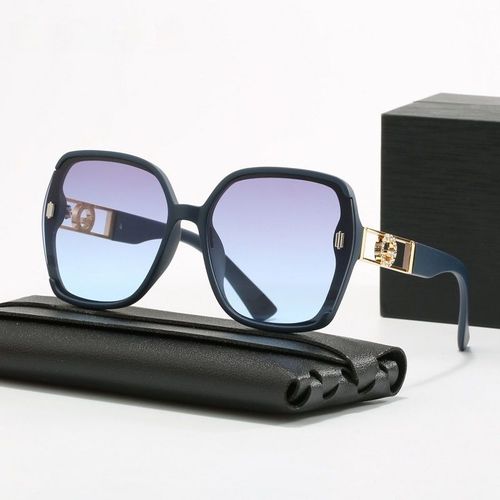 Women's UV-resistant sunglasses, high-end women's style, big face, versatile, slimming, trendy glasses
