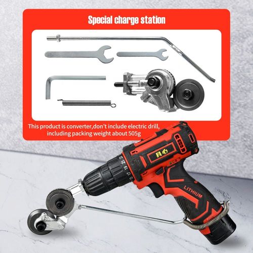 Factory Electric Drill Plate Cutter for Cutting Aluminum Iron Sheet Shears