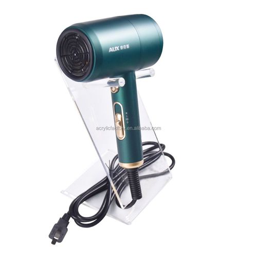 Custom Retail Store Acrylic Hair Dryer Display Stand | Wholesale Hair Dryer Holder Stand Display | Counter Hair Dryer Display