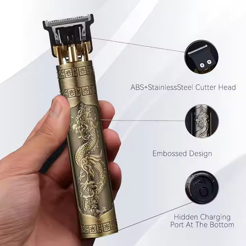 Vintage Electric Hair Professional Hair Cutting Machine Men's Shaver Trimmer for Men Beard Haircut Machine USB