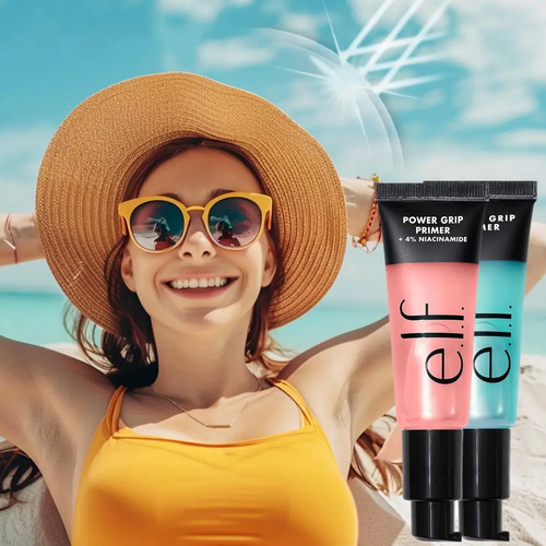 Elf Power Grip Primer Gel-based Moisturizing Face Primer for Firming Makeup Gel Front Isolation Light Texture Beauty