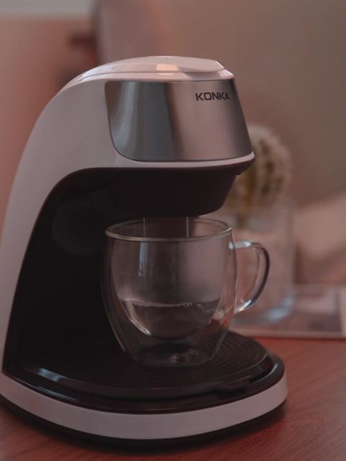 J Home Small Portable Coffee Machine Office Espresso Brewing Machine Drip Filter Automatic All-in-o