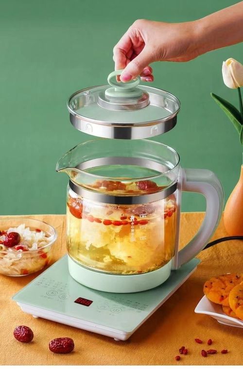 1.8L High Borosilicate Glass Health Pot Electric Kettle Household Multi-functional Decocted Medicine Pot Boiling Tea Health Pot