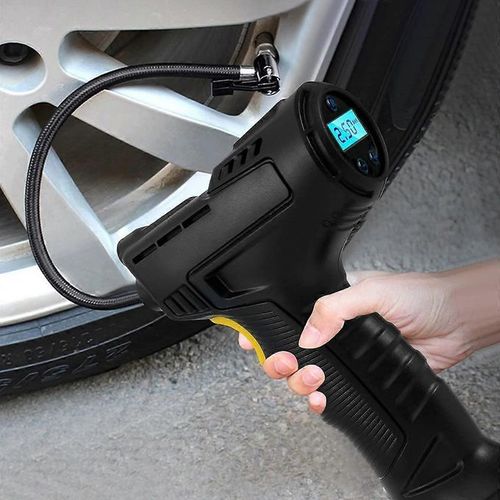 12V 150PSI Portable Digital Tire Inflator Car Air Compressor - Black