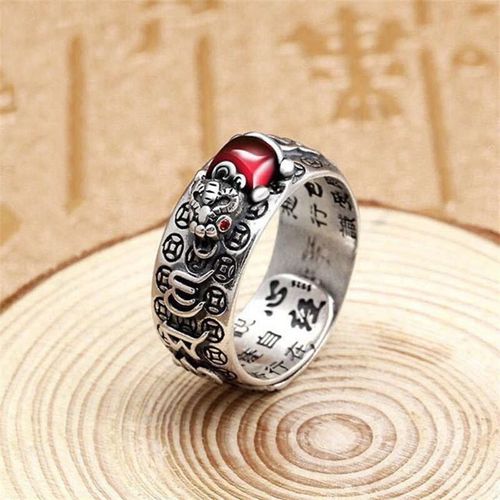 Hot Sell Simple Retro Vintage Pixiu Toad Rings Fashion Open Adjustable Rings Jewelry for Women Men