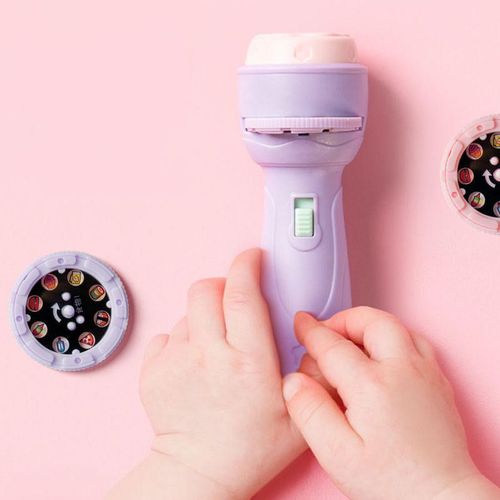 Children's Projected Luminous Flashlight Sensory Toy for Children Gifts Children's Projected Luminous Flashlight