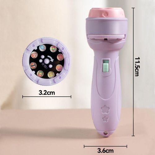 Children's Projected Luminous Flashlight Sensory Toy for Children Gifts Children's Projected Luminous Flashlight