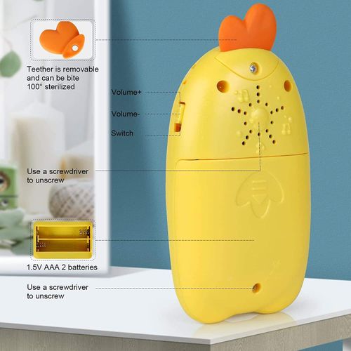 High Quality Unisex Chick S Early Education Teether Toy Plastic Play Product for 2 to 4 Years Old Hot Sale for Babies