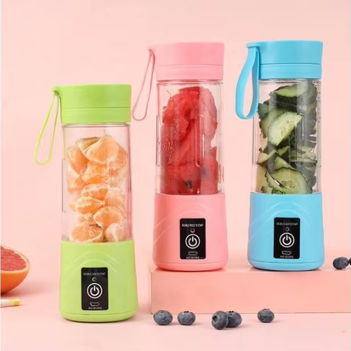 Electric Juicer Cup: 6-Blade, Mini & Portable – Multi-Functional for Fresh Juices at Home or On-the-Go