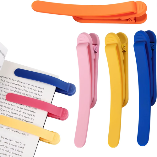 Delicate DIY Silicone Bookmark Clip – Limited Buy One Get One Free, 6 Random Colors