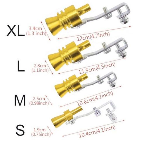 Universal Sound Simulator Car Turbo Sound Whistle M Vehicle Refit Device Exhaust Pipe Turbo Sound Whistle Car TurbMuffler