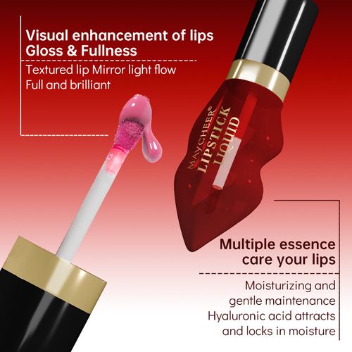 MAYCHEER 4-Piece Lip Gloss Set – Hydrating Hues That Make Your Smile Shine