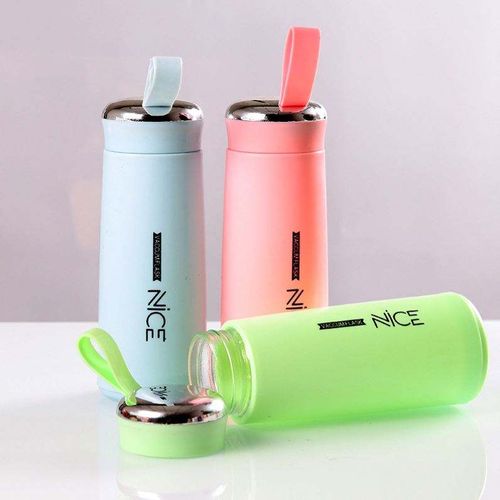 Creative Water Bottle Simple Department Store Wholesale 2023 New Nice Glass Linerstudent Bottle Advertising Gift Thermos Bottle