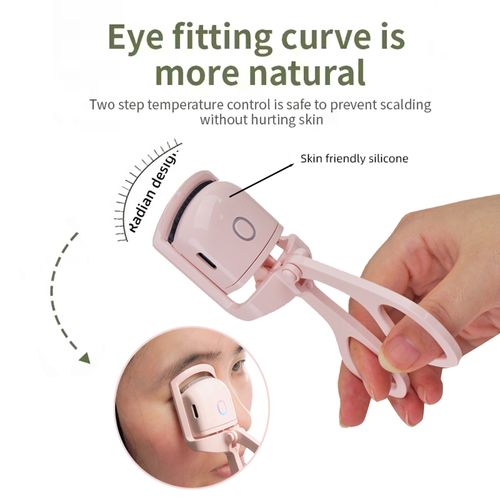 Heated Eyelash Curler – Rechargeable, Mini & Long-Lasting Sunflower Curls