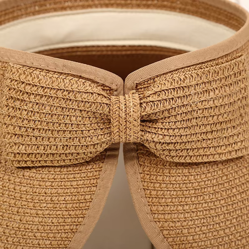 Foldable Women Summer Straw Hat Female Outdoor Wide Brim Beach Hats Sports Sun Hat