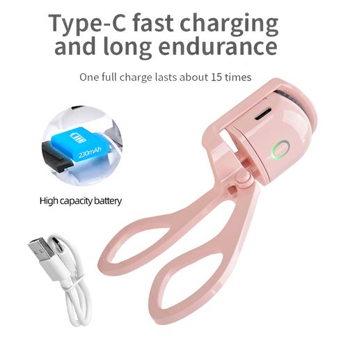 Heated Eyelash Curler – Rechargeable, Mini & Long-Lasting Sunflower Curls