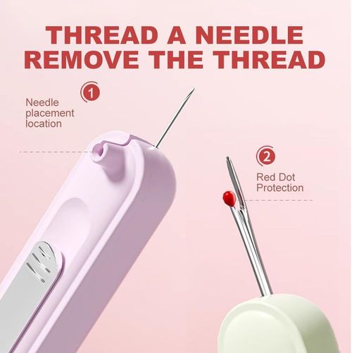 2-in-1 Needle Threader – Easy Threading for Sewing, No More Squinting!