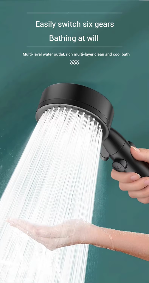 Black Warrior Soft-Spike Shower Head – Refresh All Summer