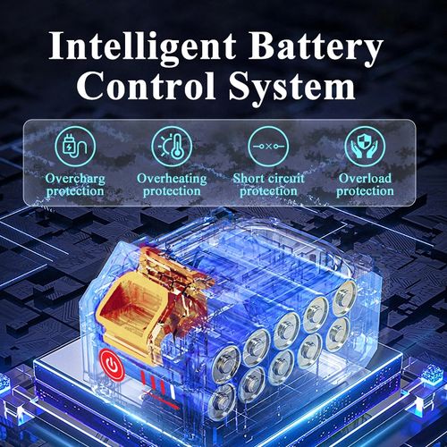 High Pressure Portable Car Washer Cordless Electric Cleaning Machine Long Endurance Lithium Battery Washer Tools Kit Cleaner Gun