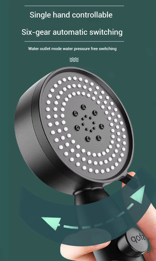 Black Warrior Soft-Spike Shower Head – Refresh All Summer