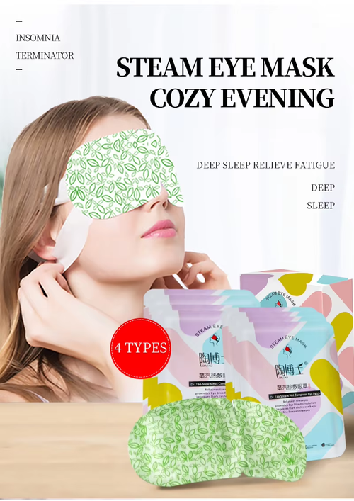 Disposable Cotton Eye Mask Soothing and Gentle Hot Steam Self-Heating Sleep Compress Knit Techniques