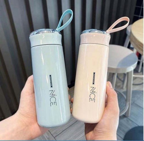 Creative Water Bottle Simple Department Store Wholesale 2023 New Nice Glass Linerstudent Bottle Advertising Gift Thermos Bottle