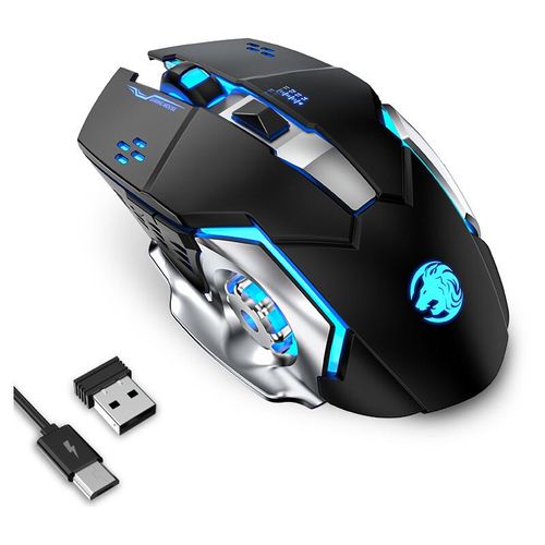 Wireless Bluetooth Dual-Mode Rechargeable Mouse – Quiet, Gaming-Ready & Long-Lasting