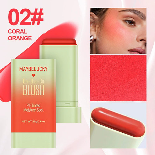 Popular MAYBELUCKY Blush Stick – Smooth, Natural Glow for a Fresh Look