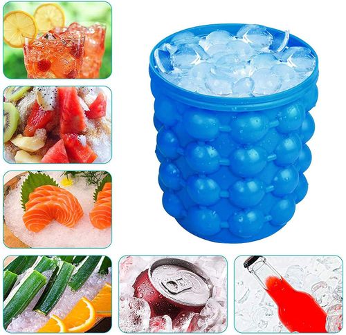Bestselling Silicone Ice Bucket & Mold – Perfect for Chilling Wine, Champagne, Beer