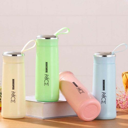 Creative Water Bottle Simple Department Store Wholesale 2023 New Nice Glass Linerstudent Bottle Advertising Gift Thermos Bottle