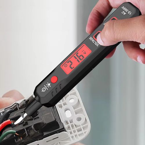 Electronic digital display test pen