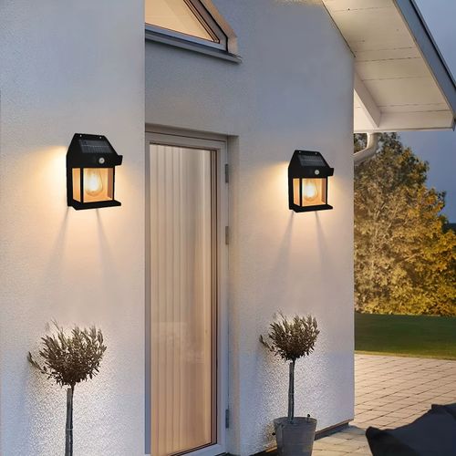 Solar Motion Sensor Wall Lamp