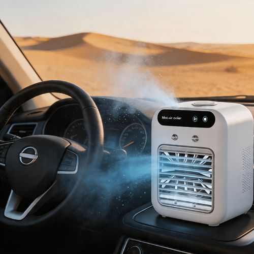 Portable Air Conditioner.Powerful motor, ultra-quiet operation, 2 wind speed modes.
