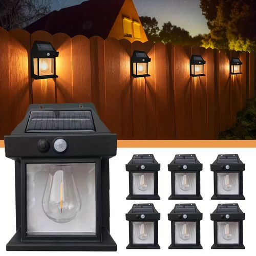 Solar Motion Sensor Wall Lamp