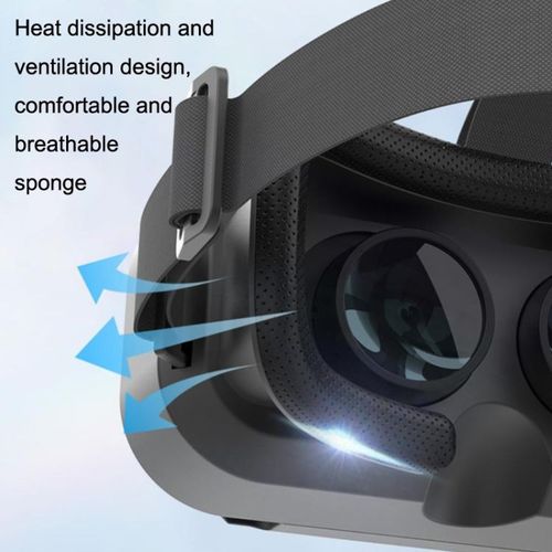 Headset-Style VR Glasses for Smartphones: 3D Movies, Games & Panoramic Virtual Reality — Stereoscopic 3D with Motion-Sensing