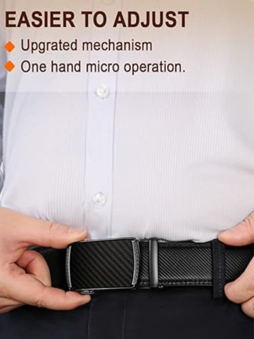 Men's Belt Leather Ratchet Belt