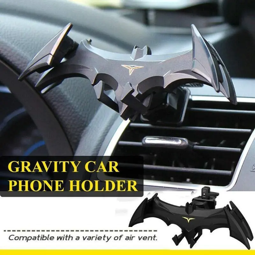 Bat-shaped car phone holder