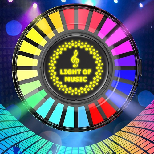 Car voice-activated breathing light（Magnetic + Stand）